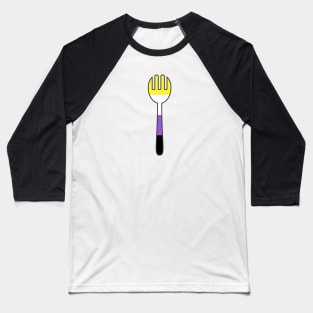 Nonbinary Spork Baseball T-Shirt